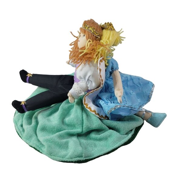 Rosalina Topsy Turvy Reversible Cloth Doll Princess Prince 10" Pretend Play NWT - Picture 5 of 9